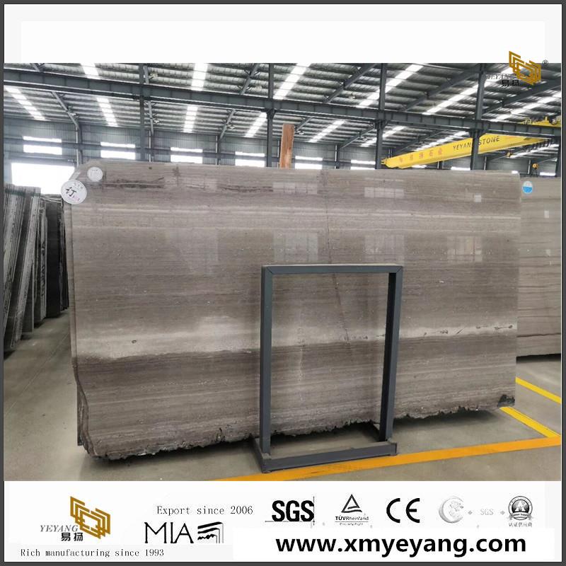 Grey Wooden Marble Slabs Supplier 2