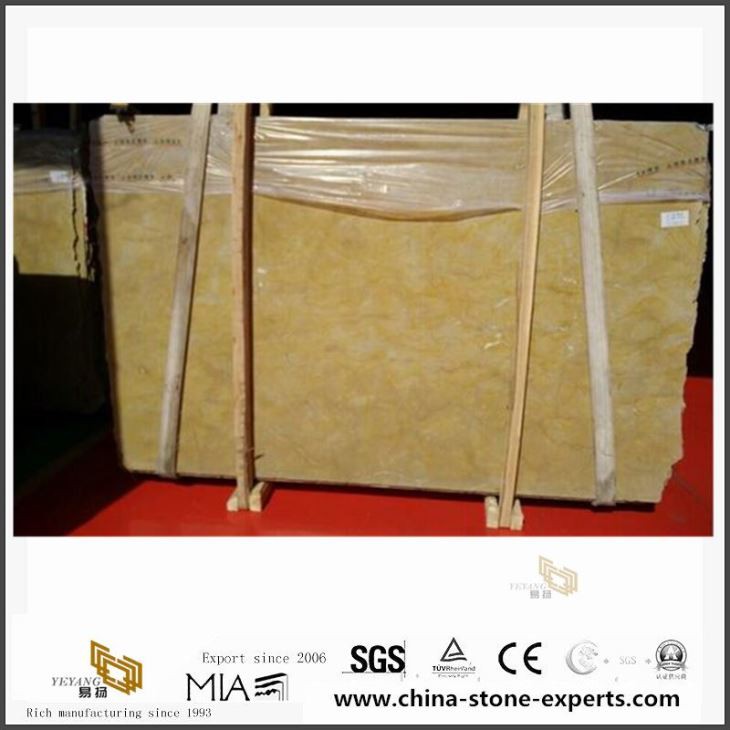 Испанский Золотой желтый мрамор для кухни отеля стены из здания украшения поставщиков