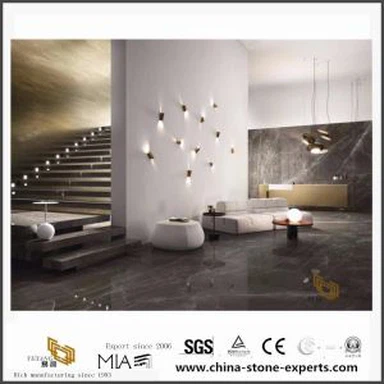 Pietra серый мрамор ламинированные плитки с резервным керамические для ванной комнаты украшения