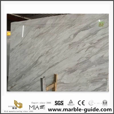 Дешевые Волокас Белый мраморный камень природы Cut To Size Floor Tiles