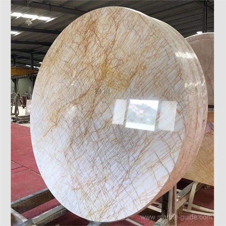 Gold Spider Marble For Bathroom Vanity Top