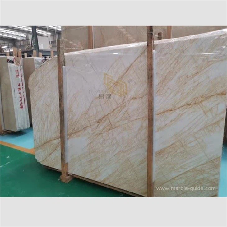 Gold Spider Marble For Bathroom Vanity Top